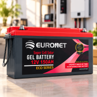 Акумулятор VIPEURONET 12V 150Ah ECO Series / Гелевий аккумулятор для солнечних энергосистем, систем резервного живлення