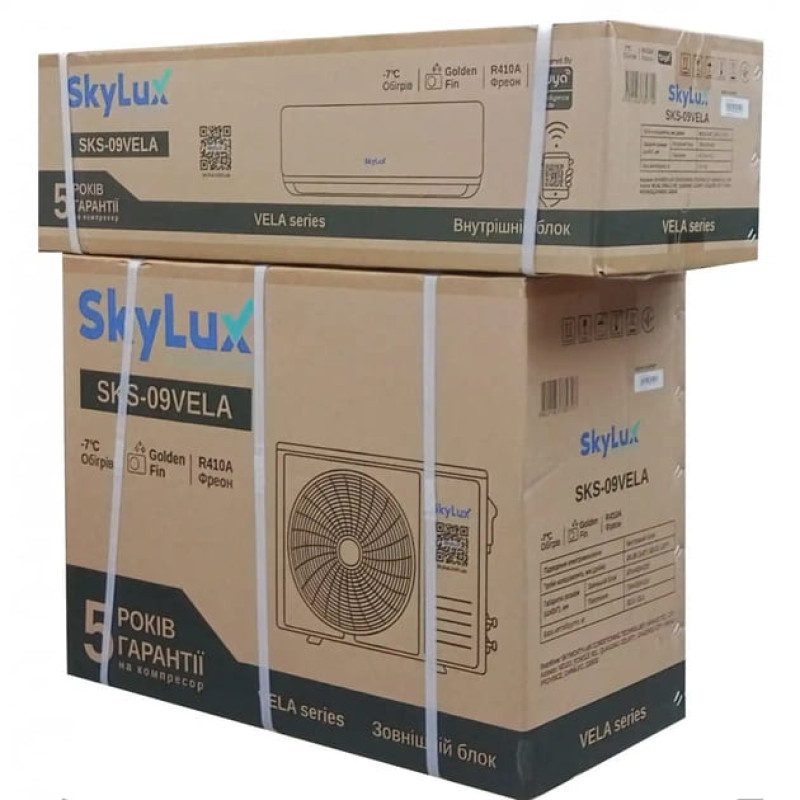 Кондиціонер SkyLux SKS-12VELA (VELA On/Off R410a Wi-Fi)