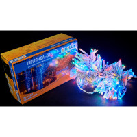 Гірлянда Delux STRING flash 200LED 20 м мульти/білий IP44 EN (90012981)