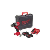 Шуруповерт Milwaukee ударний M18 BLPDRC-202C, 60.5 Нм, 2x2Ah, кейс (4933492822)