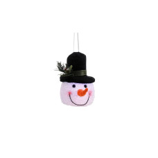 Ялинкова іграшка Luca Lighting Сніговик 14 см Чорний (8718861682953BLACK)