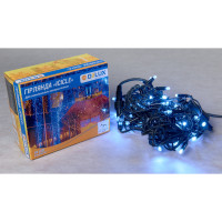 Гірлянда Delux Icicle 75LED 2x0.7m 18 flash білий/чорний IP44 EN (90012952)