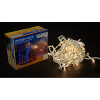 Гірлянда Delux Icicle 75LED 2x0.7m 18 flash теплий білий/білий IP44 EN (90012959)
