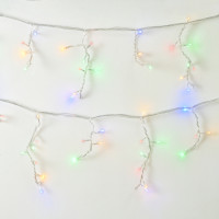 Гірлянда YES! Fun Бахрома 84 LED Різнокольорова 2 м Статична Конектор (974847)