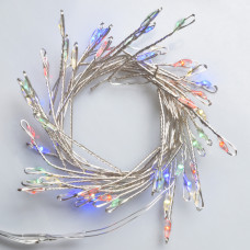Гірлянда YES! Fun Кластер на мідному дроті 50 LED Різнокольорова 1 м Статична Батарейки (975019)