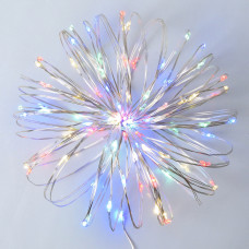 Гірлянда YES! Fun Нитка на мідному дроті 100 LED Різнокольорова 10 м Статична USB (975037)