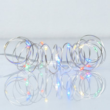 Гірлянда YES! Fun Нитка на мідному дроті 20 LED Різнокольорова 2 м Статична на Батарейках (975022)