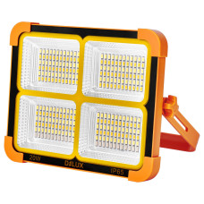 Прожектор Delux REL-1041 ( 3.7V 8000mAh) 288 LED 20Вт IP65 (90023178)