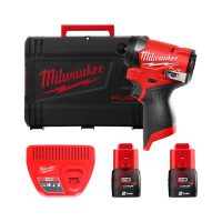 Шуруповерт Milwaukee M12 FID2-202X, 2x2Ah, кейс (4933479877)