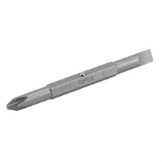 Біта для шуруповерта Toptul хрестова двостороння 1/4' PH2хSL6 L75мм (FKAA0206)