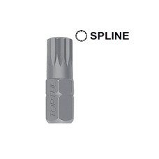 Біта для шуруповерта Toptul Сплайн 10мм L-30мм Spline M10 (FSFA1210)