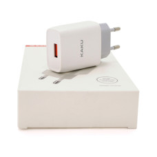Зарядний пристрій iKAKU KSC-215 1xUSB 5V 2.1A White (KSC-215 NATU)