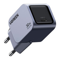 Зарядний пристрій Ugreen USB-C PD30W GaN X703 gray (35006)