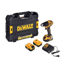 Шуруповерт DeWALT XR Li-Ion 18V, 3x5Ah, 65 Нм, 450-1650 об/хв, 1.1 кг, TSTAK, TSTAK (DCD708P3T)