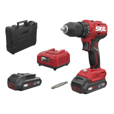 Шуруповерт Skil 3011 HA Li-Ion 20V, безщітковий ударний Li-Ion 20V, 2x2.0Ah, зарядний пристрій, кейс (DD1E3011HA)