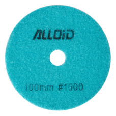 Круг зачистний Alloid Pro, алмазний, шліфувальний, на липучці, COMBS, 100мм, зерно 1500 (DD-63384)