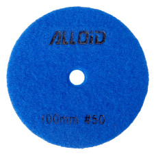 Круг зачистний Alloid Pro, алмазний, шліфувальний, на липучці, HEXAGON, 100мм, зерно 50 (DD-63385)