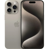 Мобільний телефон Apple iPhone 15 Pro Max 256Gb eSim (Grade A) Natural Titanium USED (iP15PM2eNaT_A)